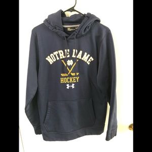 Under Armour Men’s Noter Dame hockey hoodie. Sz SM